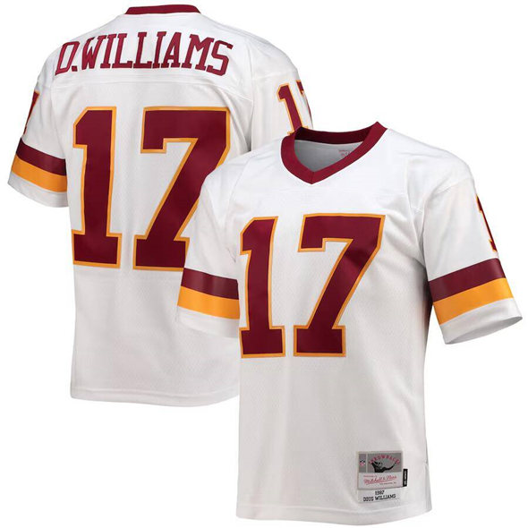 Men's Washington Redskins #17 Doug Williams White Stitched Football Jersey